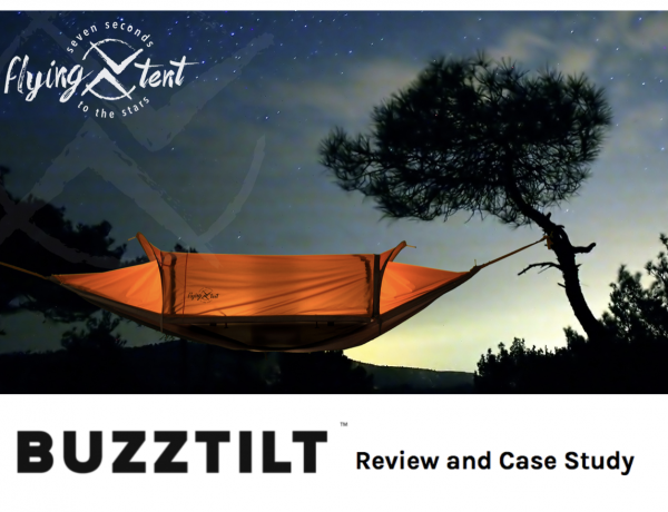 Flying Tent Soars to $500k Kickstarter Campaign with Buzztilt